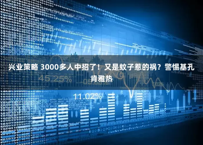 兴业策略 3000多人中招了！又是蚊子惹的祸？警惕基孔肯雅热